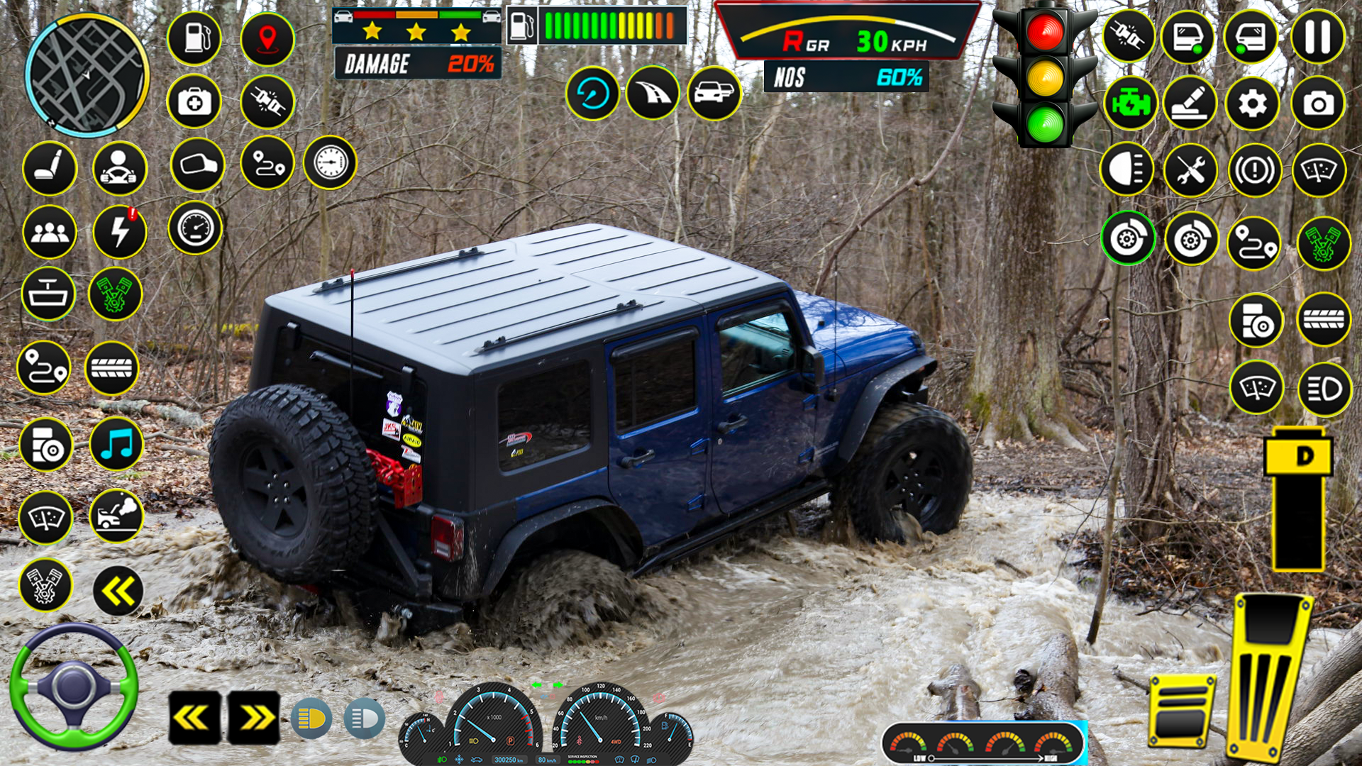 Mud Runner Jeep Games 3d screenshot game