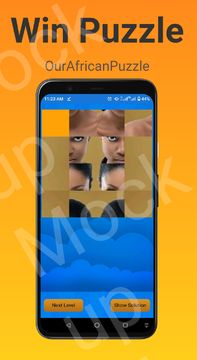 African Tile Puzzle n Win Big Game Screenshot