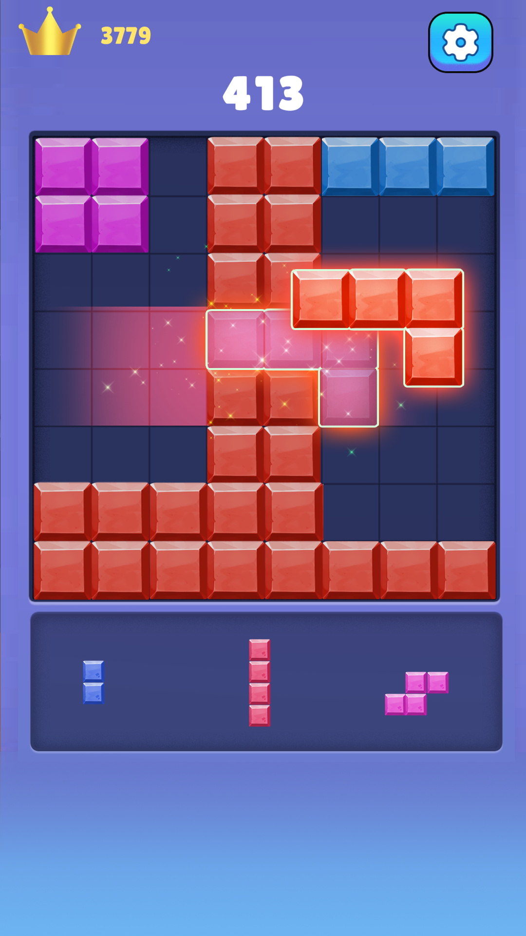 Block Puzzle: Mine Blast Game Screenshot