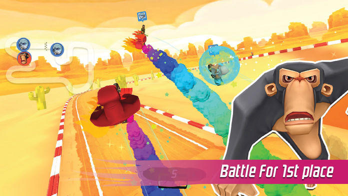 Nitro Chimp Grand Prix Game Screenshot