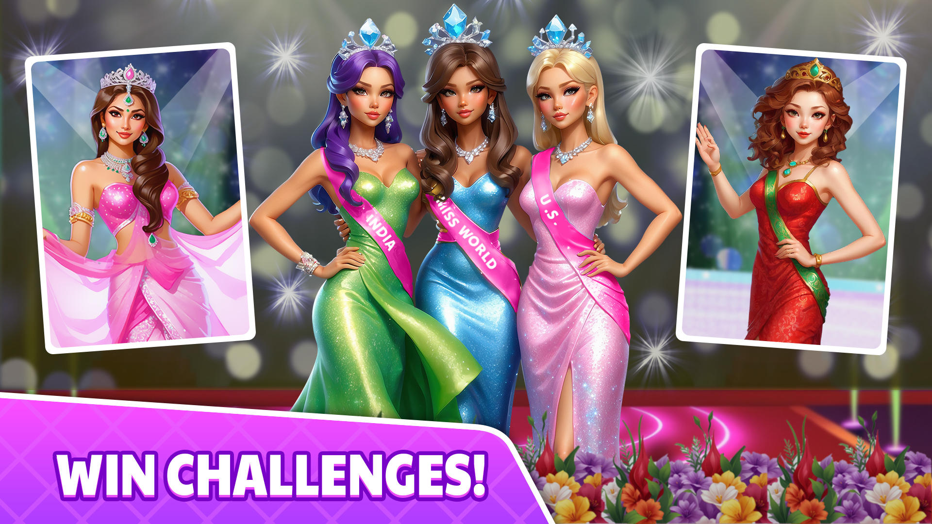 Miss World Dressup Games Game Screenshot