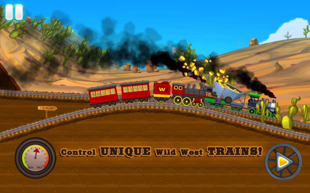 Western Train Driving Race遊戲截圖