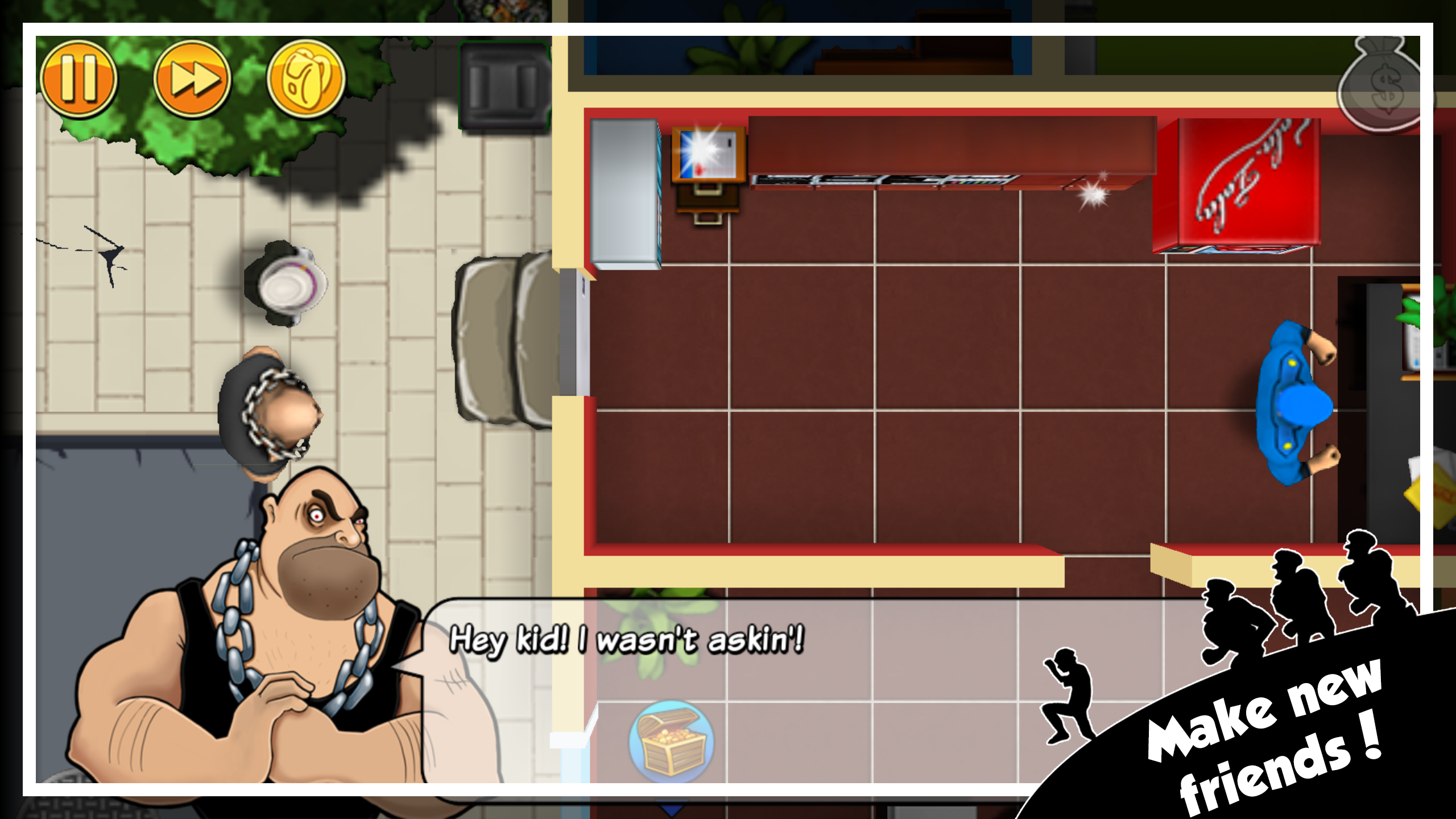 Robbery Bob - หลบหนีจากตำรวจ ภาพหน้าจอเกม