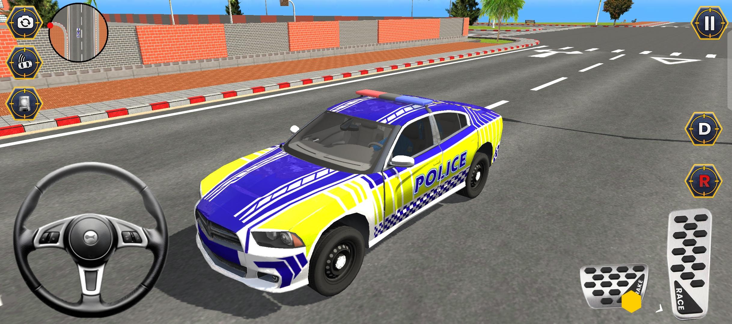 Police Car Chase Sim 3D 2024 Game Screenshot