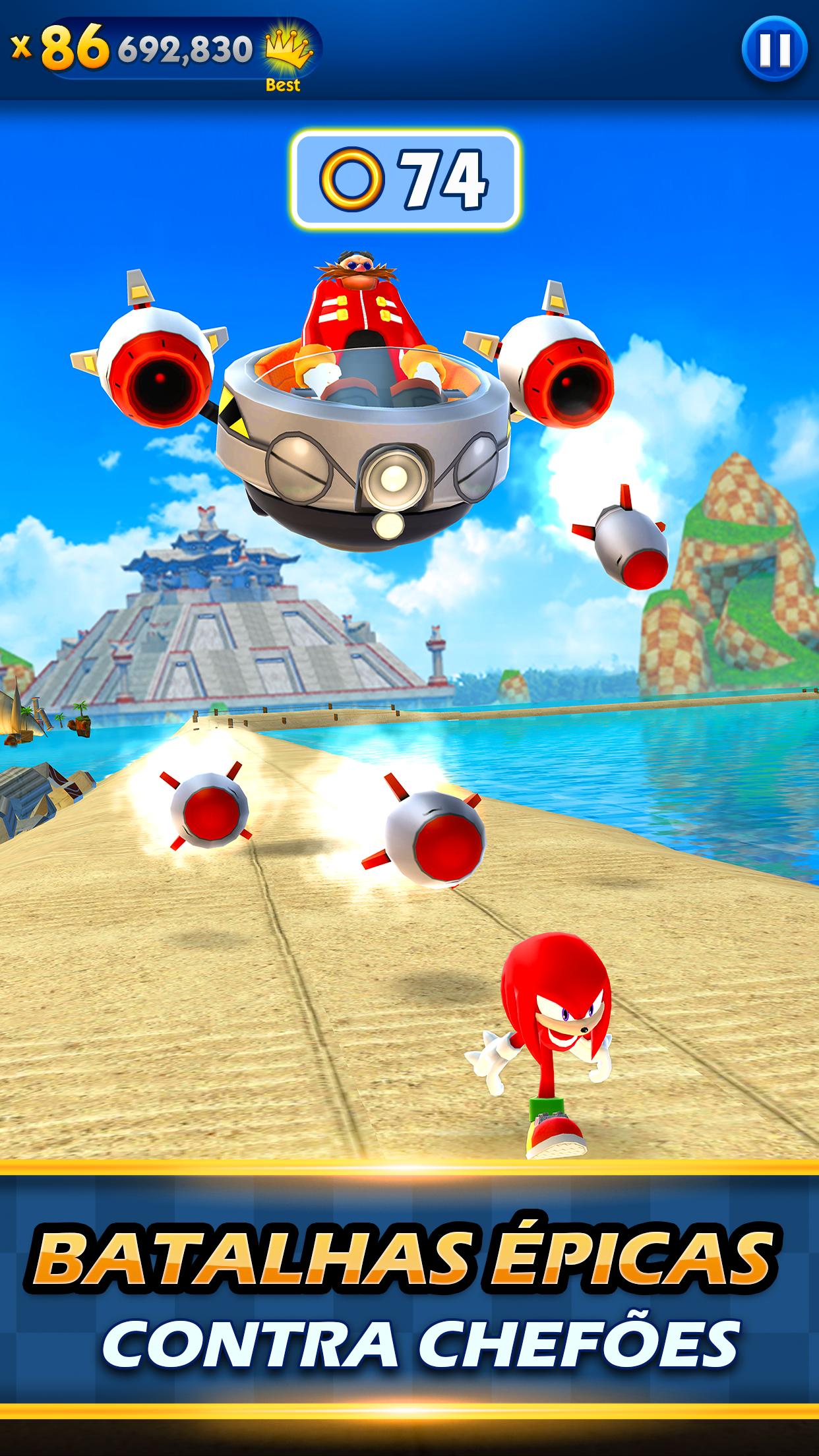 Captura de Tela do Jogo Sonic Dash: Endless Rush