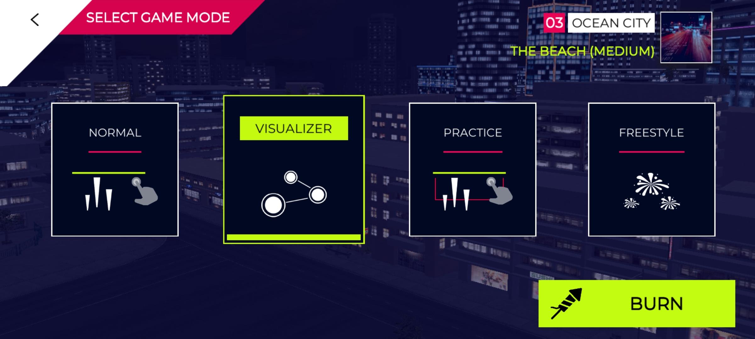 Screenshot of Beat Rocket