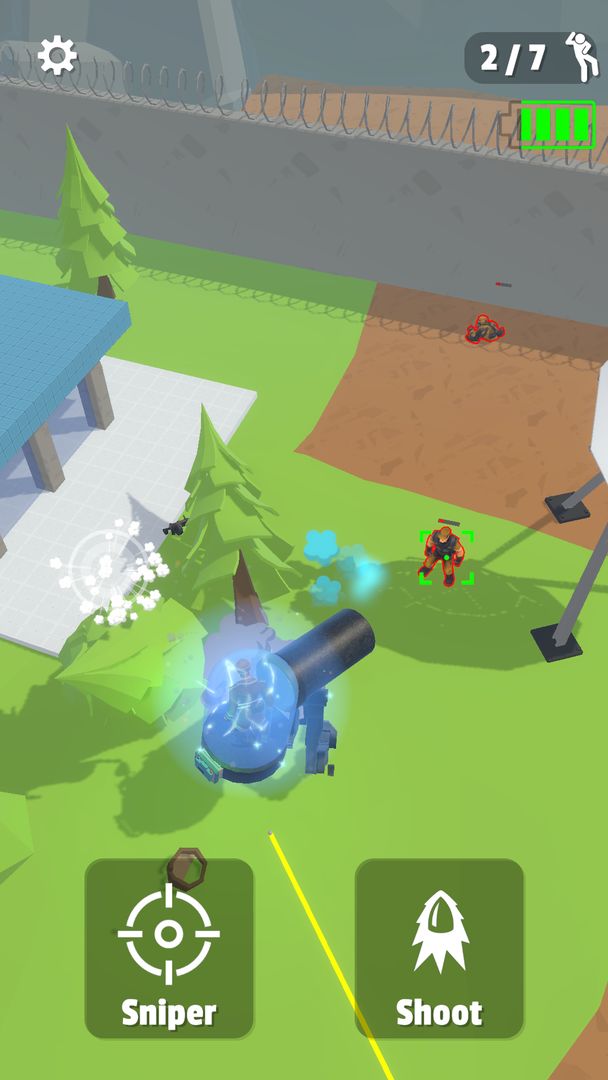 Human Bullet Gun screenshot game