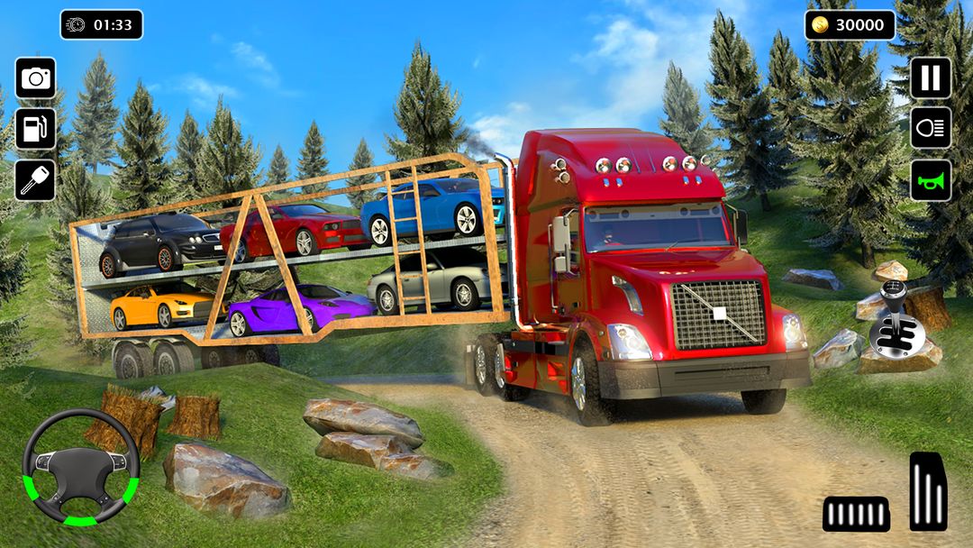 오프로드 화물 운송 트럭 게임 스크린 샷