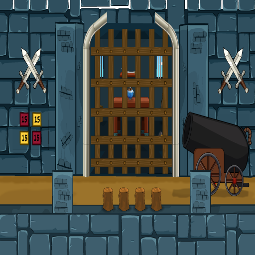Blue Castle Escape Game Screenshot