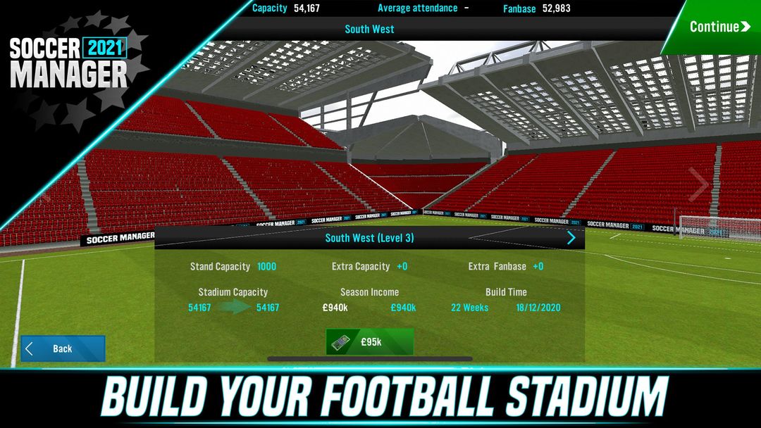 Soccer Manager 2021 - Football Management Game ภาพหน้าจอเกม