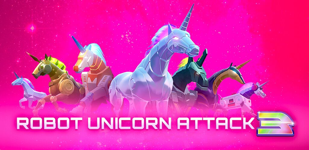 Screenshot of the video of Robot Unicorn Attack 3