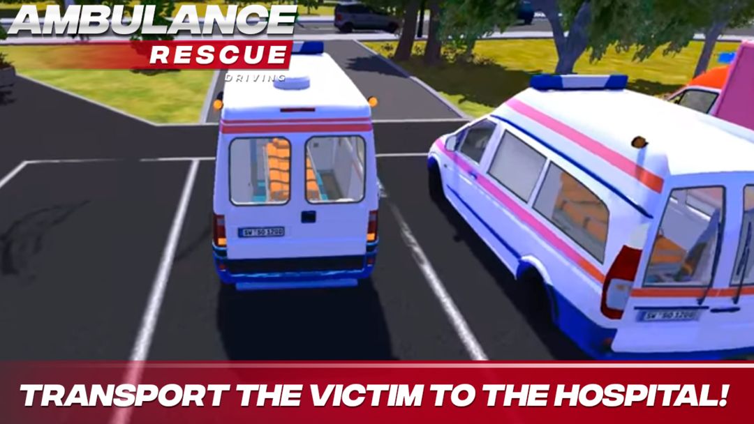 Screenshot of Ambulance Rescue Driving