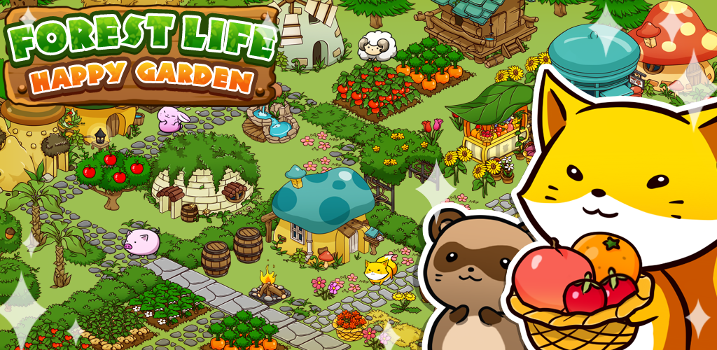Banner of Happy Garden - pets games 
