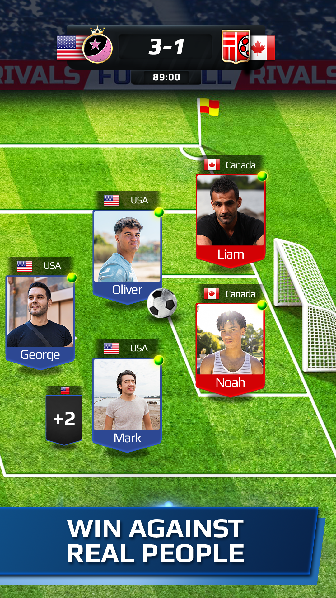 Cuplikan Layar Game Football Rivals: Soccer Clash