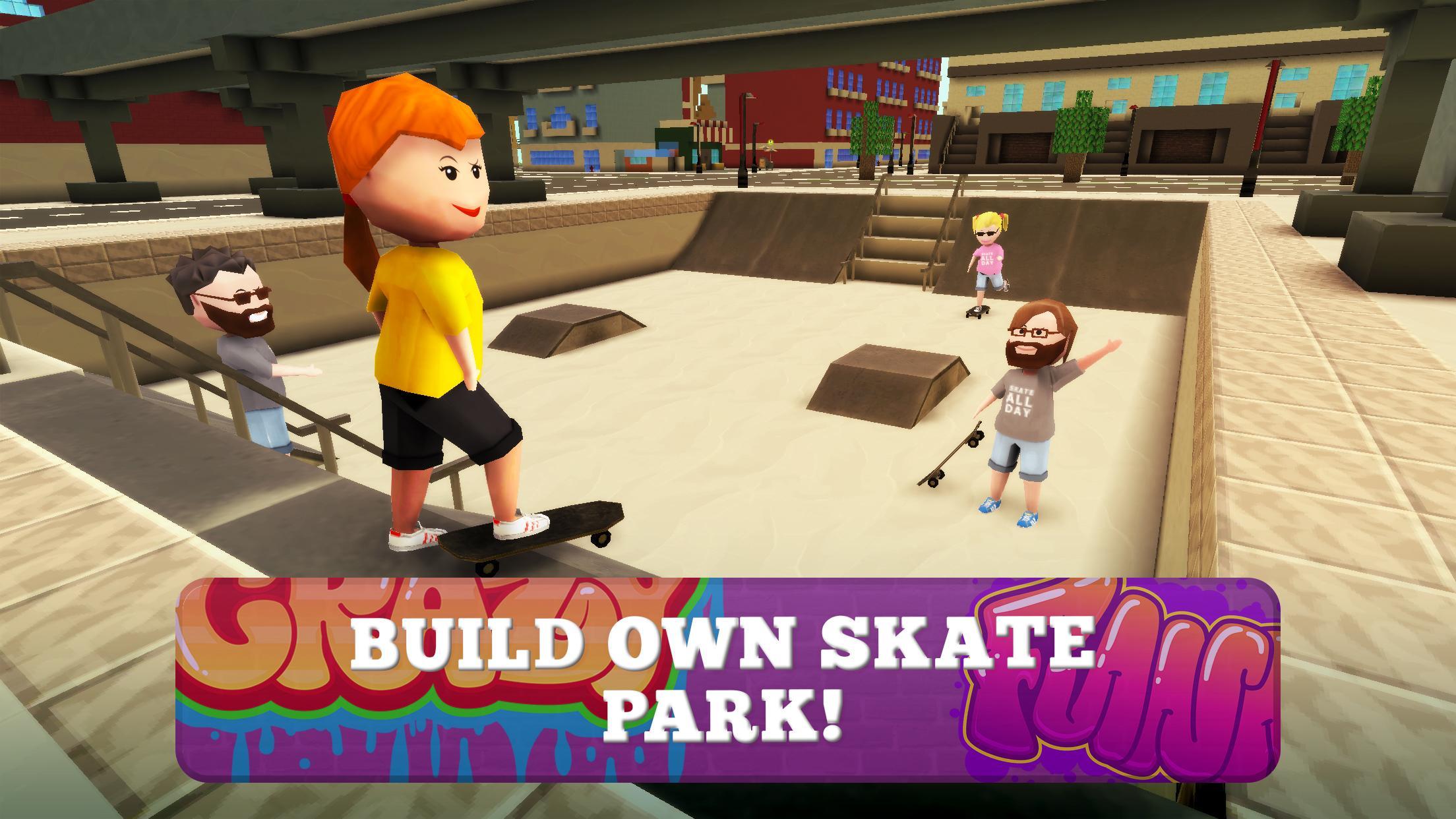 Screenshot 1 of Skate Craft: Profi-Skater in City-Skateboard-Spielen 