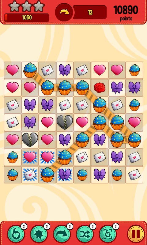 Valentine Connect ภาพหน้าจอเกม