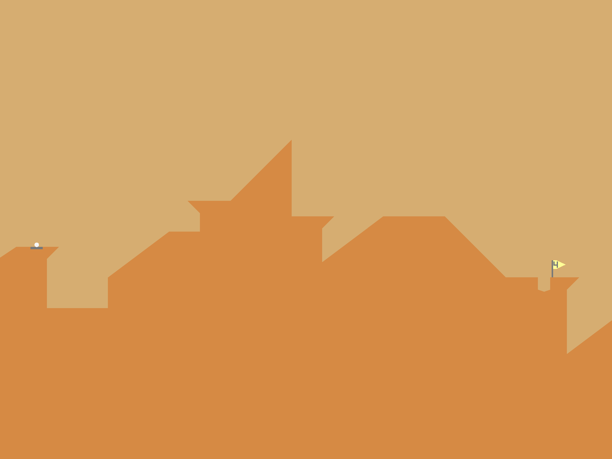 Desert Golfing ゲームのスクリーンショット