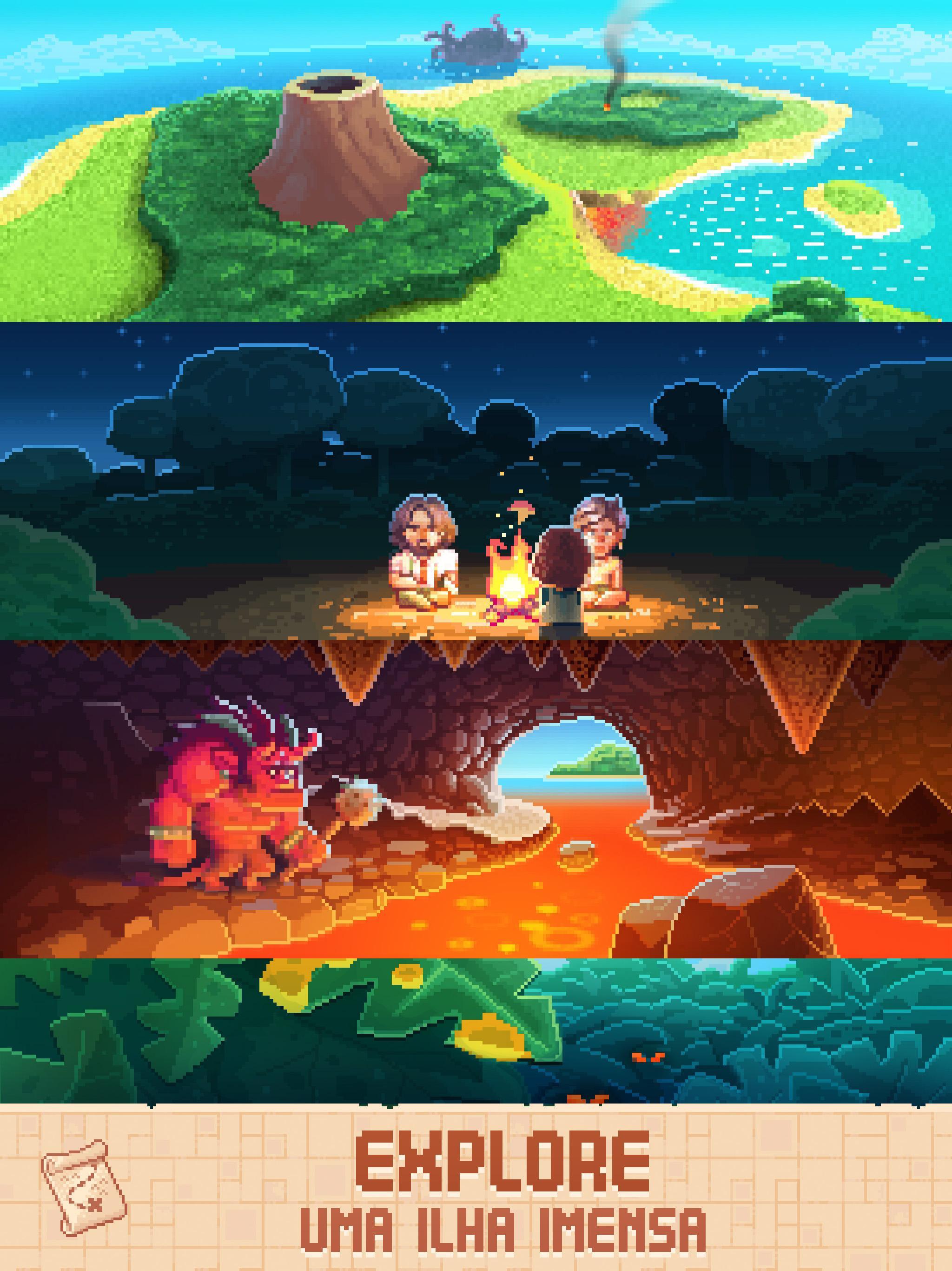 Captura de Tela do Jogo Tinker Island Ilha de Aventura