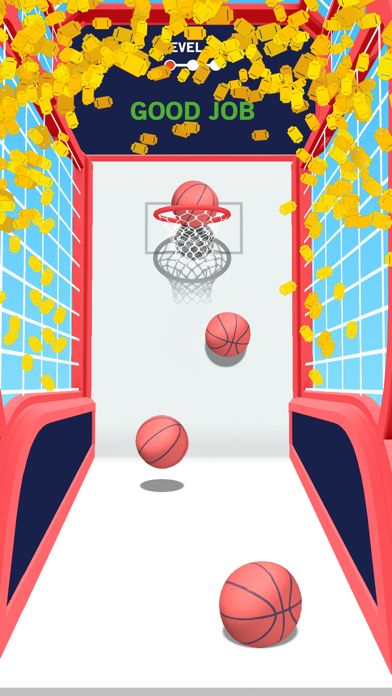 Screenshot of Basketball Roll