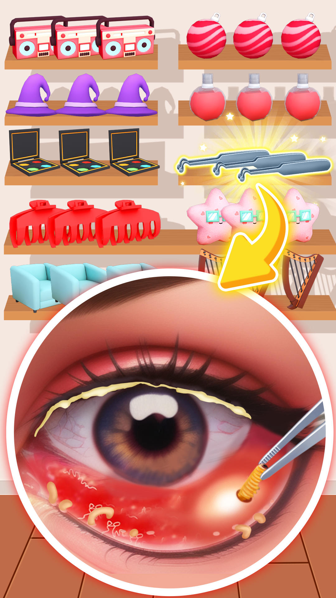 Screenshot of Happy Match Cafe: ASMR