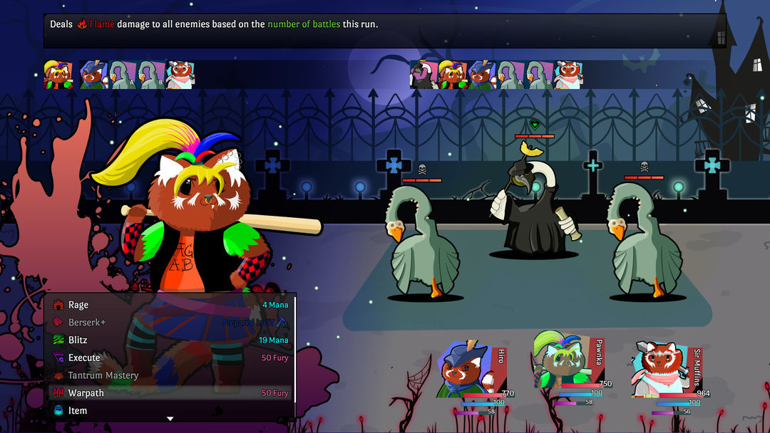 Screenshot of The Wrath of the Goose King