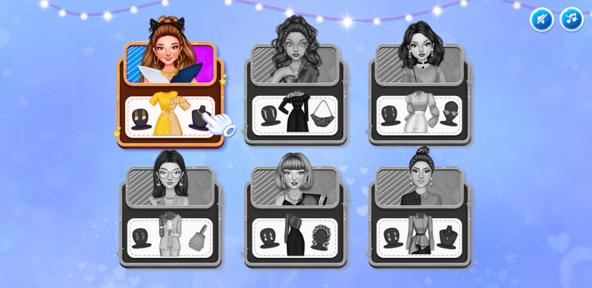 Celebrity Fashion Fusion Game Screenshot