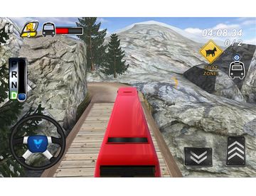Offroad Tourist Bus Hill Climb Game Screenshot