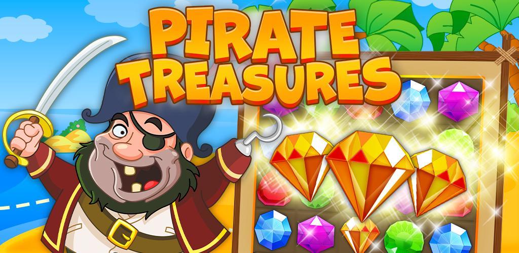 Pirate Treasures -  3 매치 게임 퍼즐