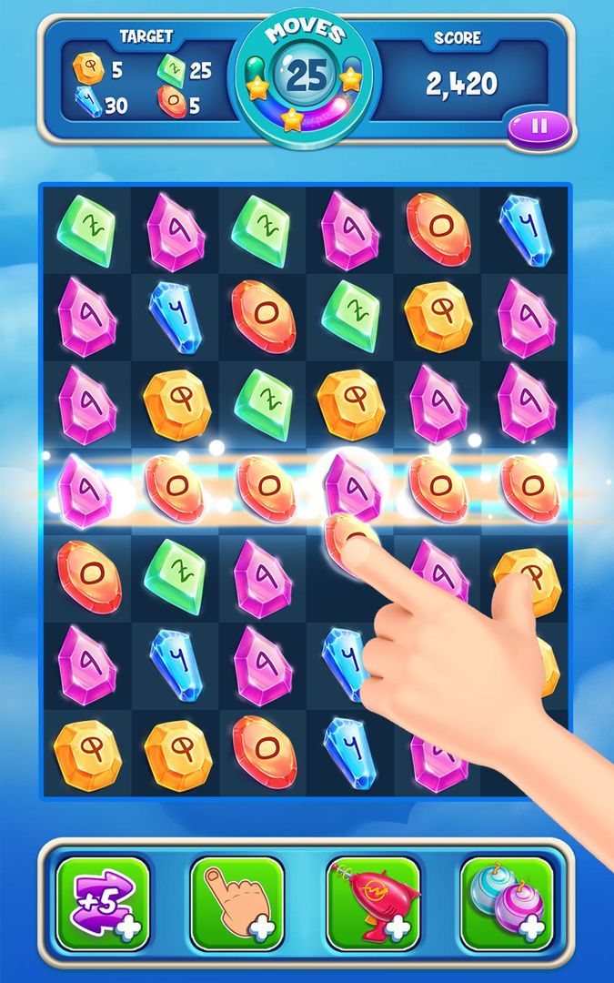 Jewel Match Madness screenshot game