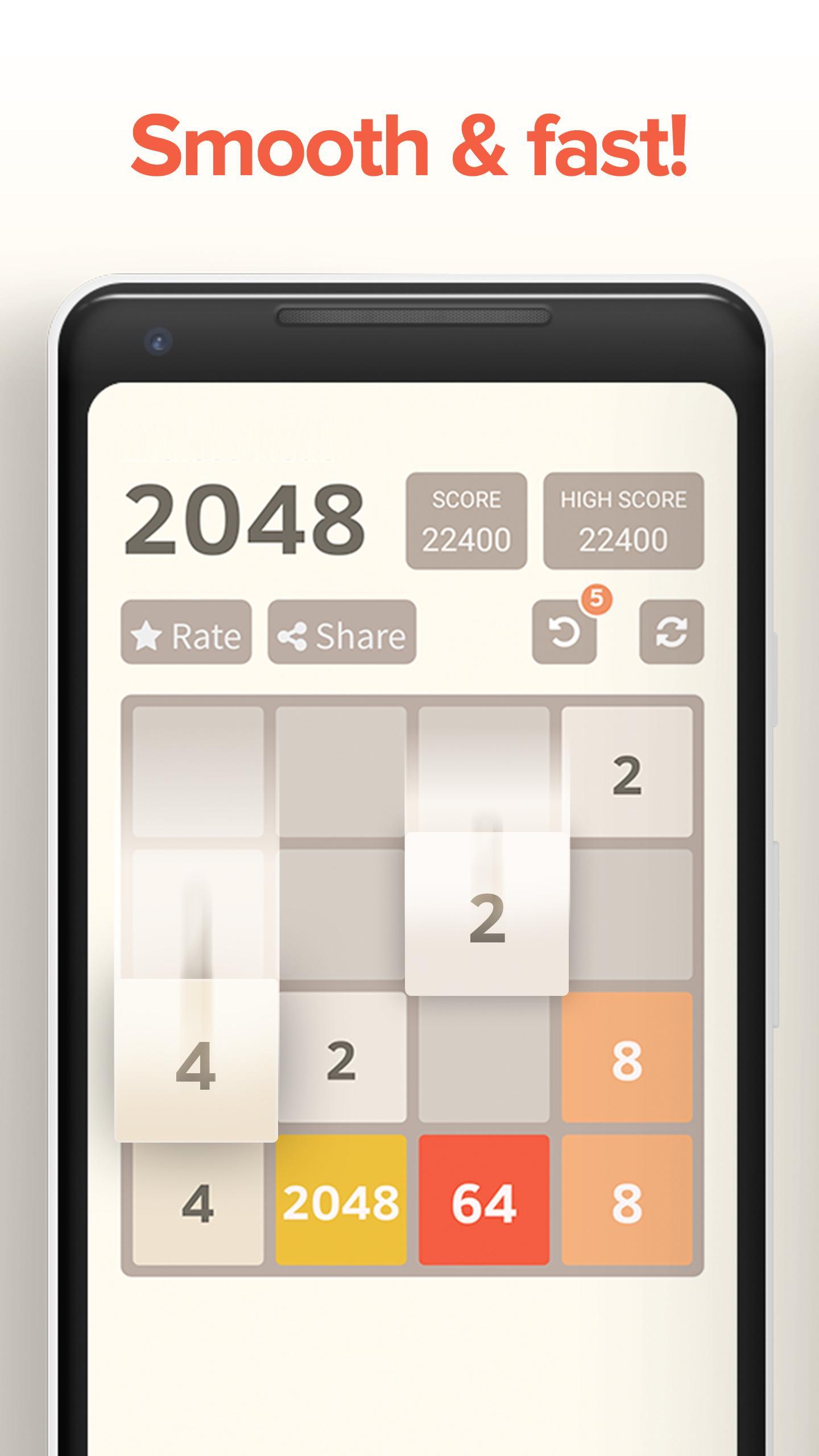 Cuplikan Layar Game 1024 Puzzle Numbers Game