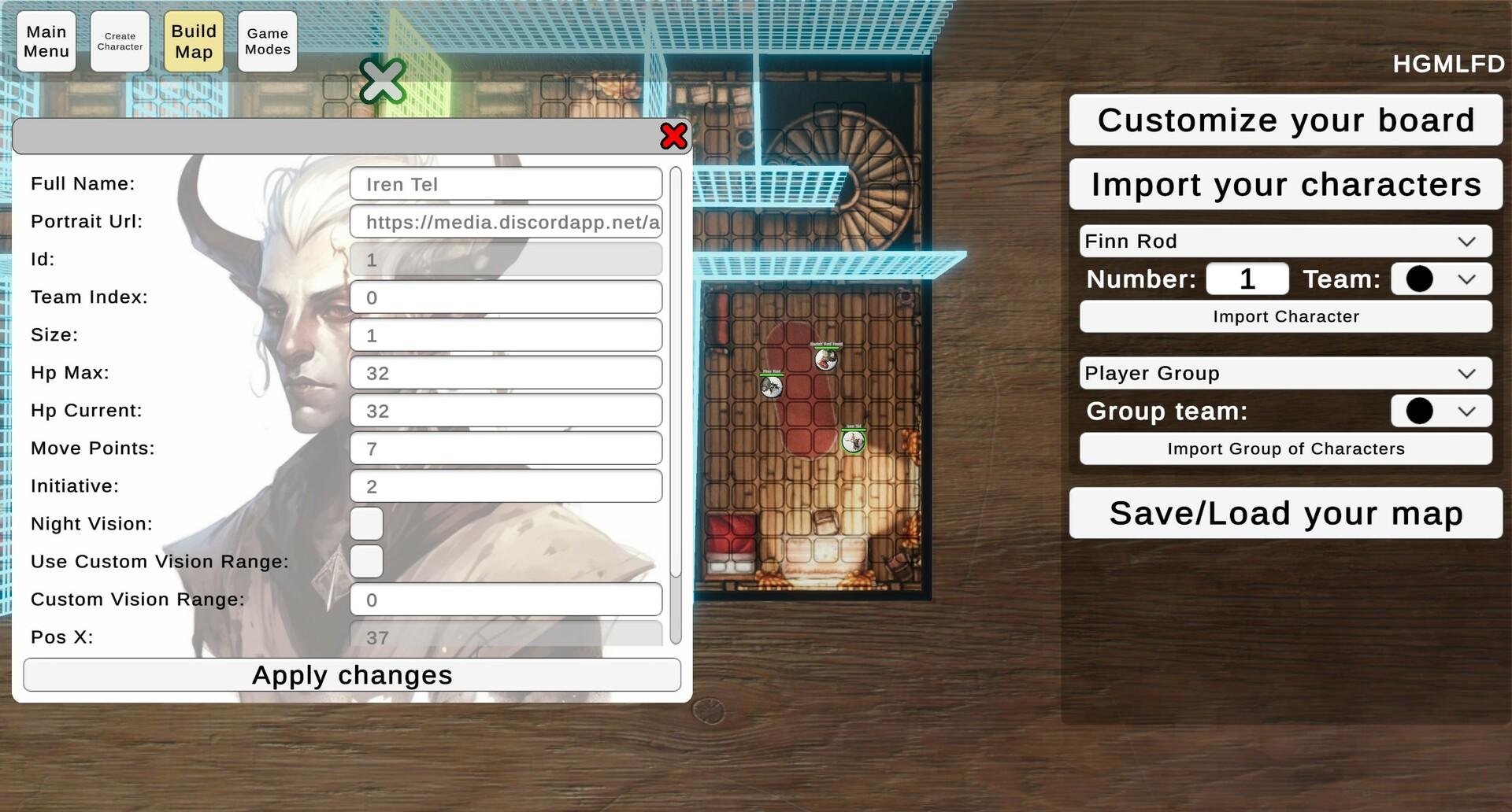 Roles & Dice Game Screenshot