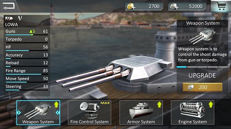 Screenshot of Warship Attack 3D