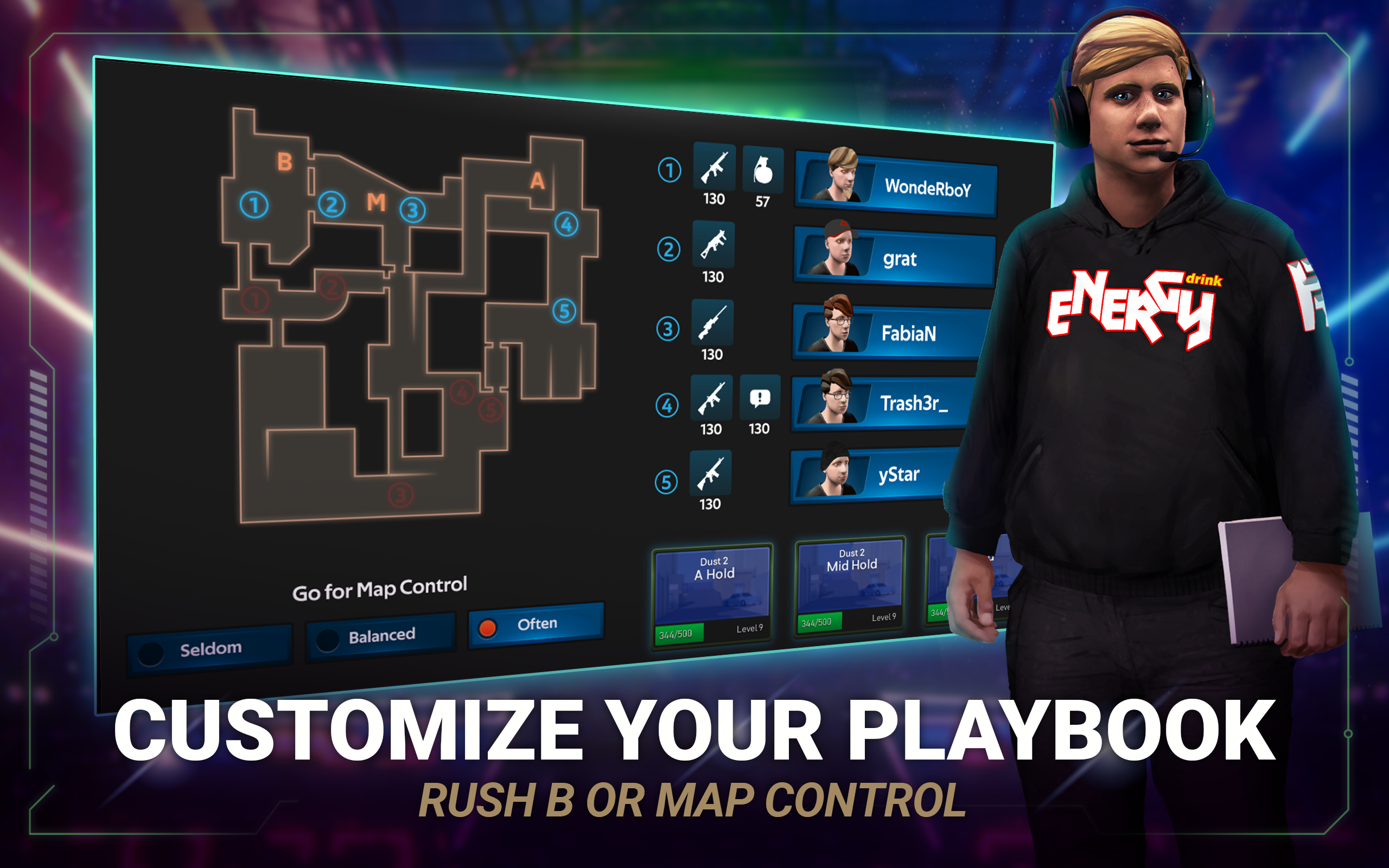 FIVE - Esports Manager Game Game Screenshot