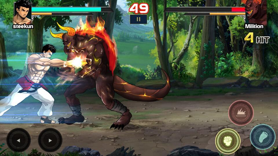 Mortal battle: Fighting games screenshot game