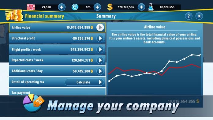 Airlines Manager : Tycoon 2020 Game Screenshot