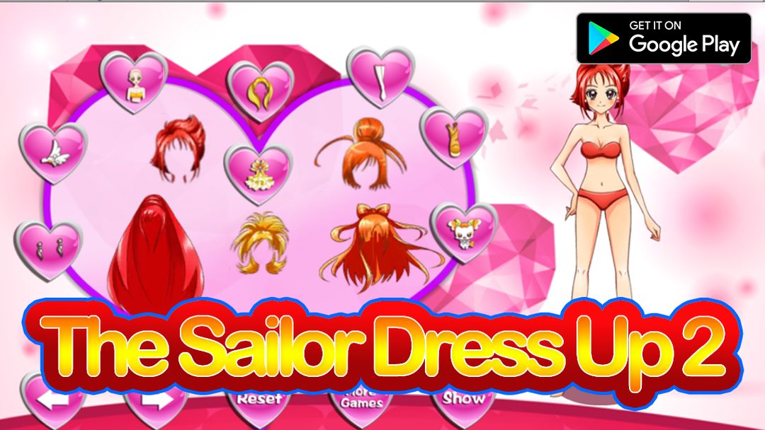 Screenshot of The Sailor Dress Up 2