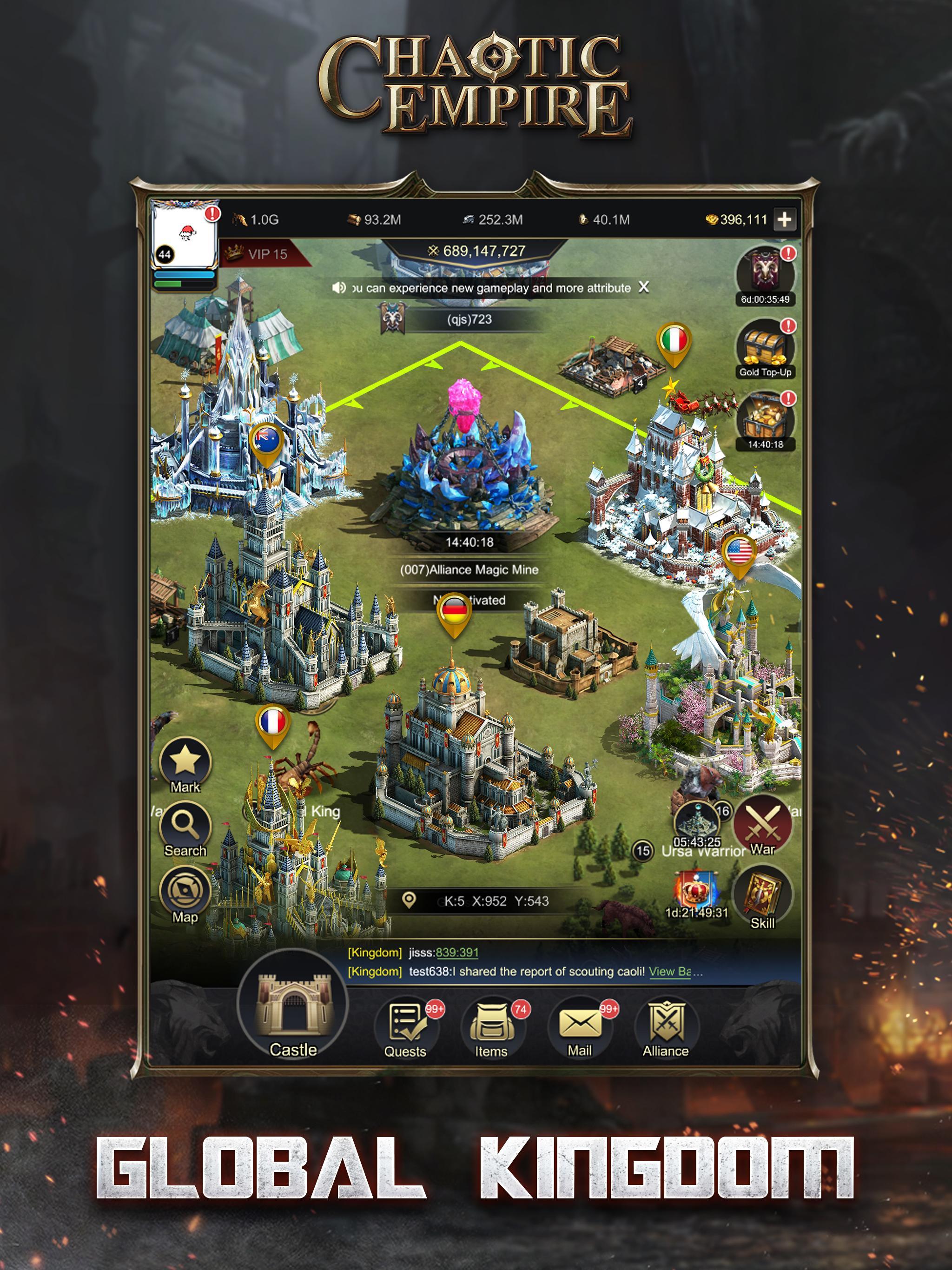 Chaotic Empire: Legendary Strategy Game Game Screenshot