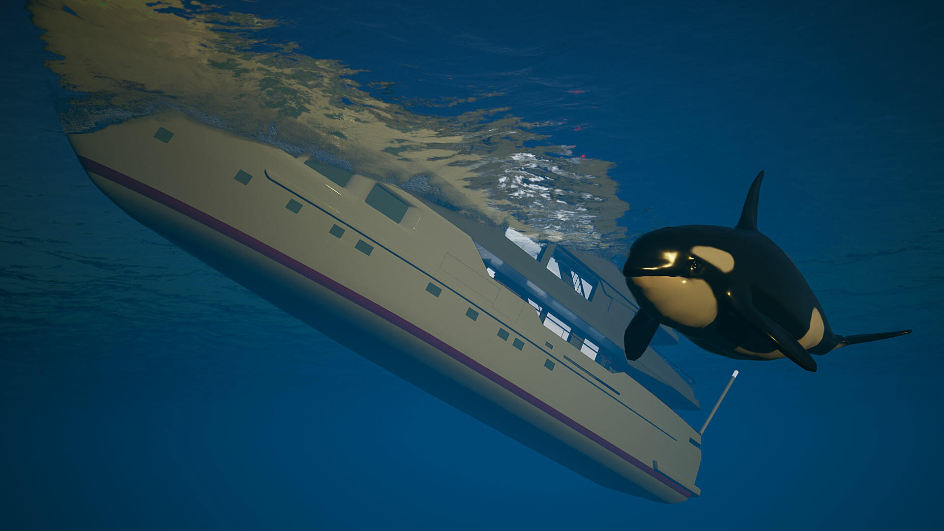 Screenshot 1 of ボートを手に入れよう: オルカ リベンジ 
