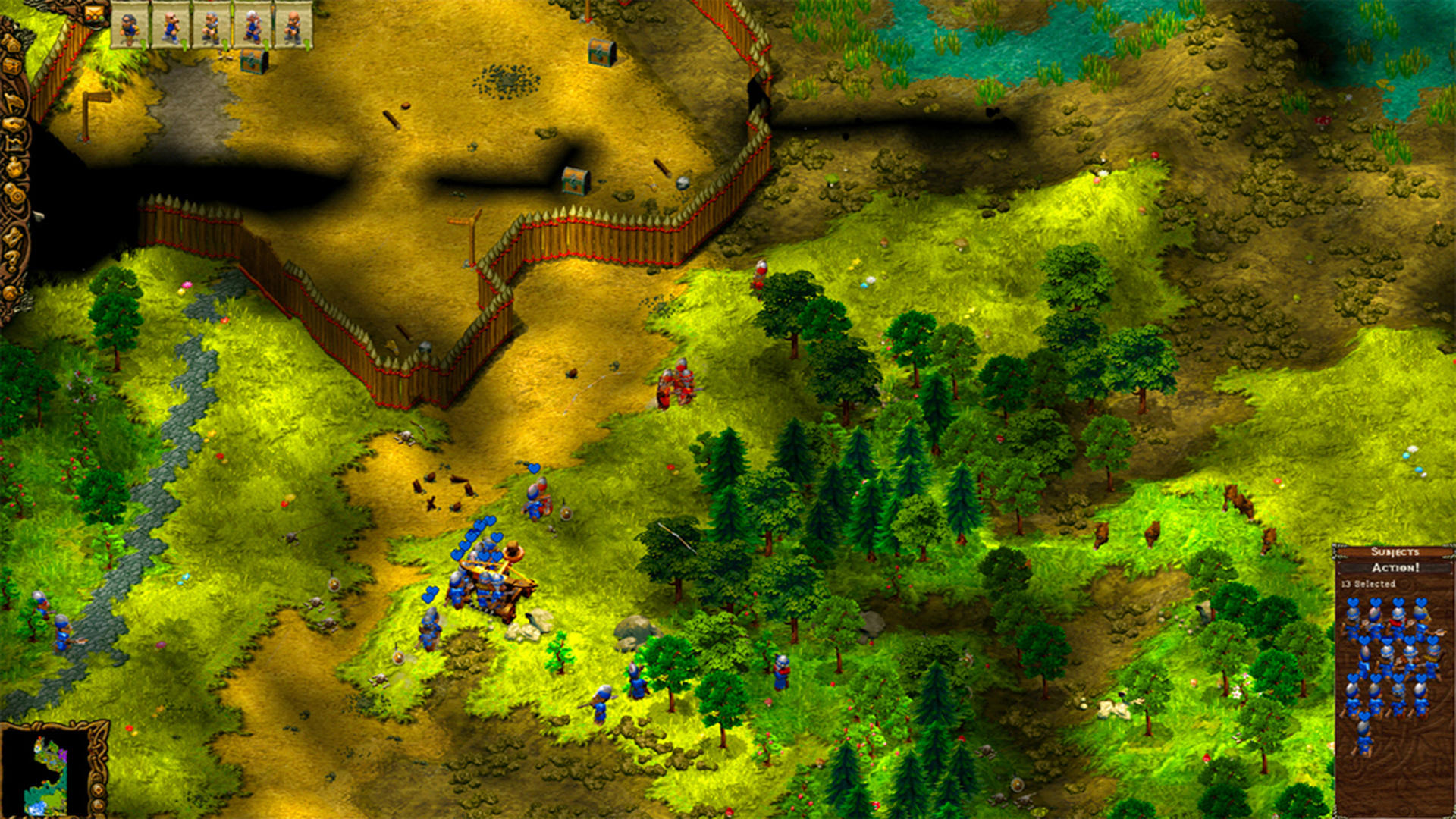 Screenshot of Cultures 2: Gates of Asgard