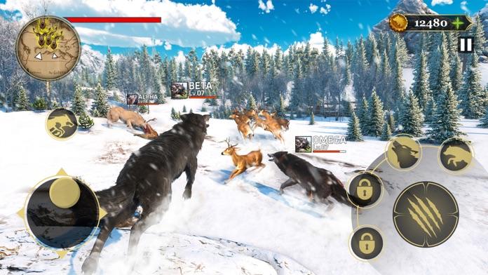 Скриншот игры Wolf Quest: The Wolf Simulator