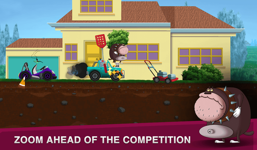 Oggy Super Speed Racing (The O Game Screenshot
