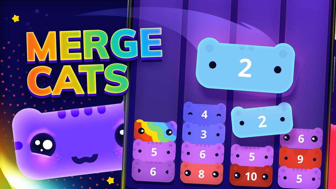 Catris - Merge Cat | Kitty Merging Game screenshot game