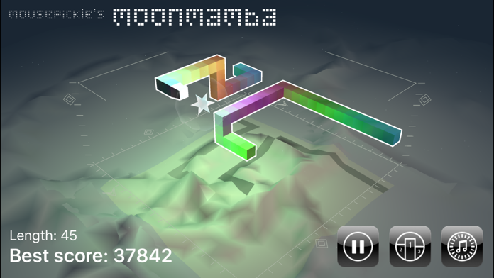 Moon Mamba Game Screenshot