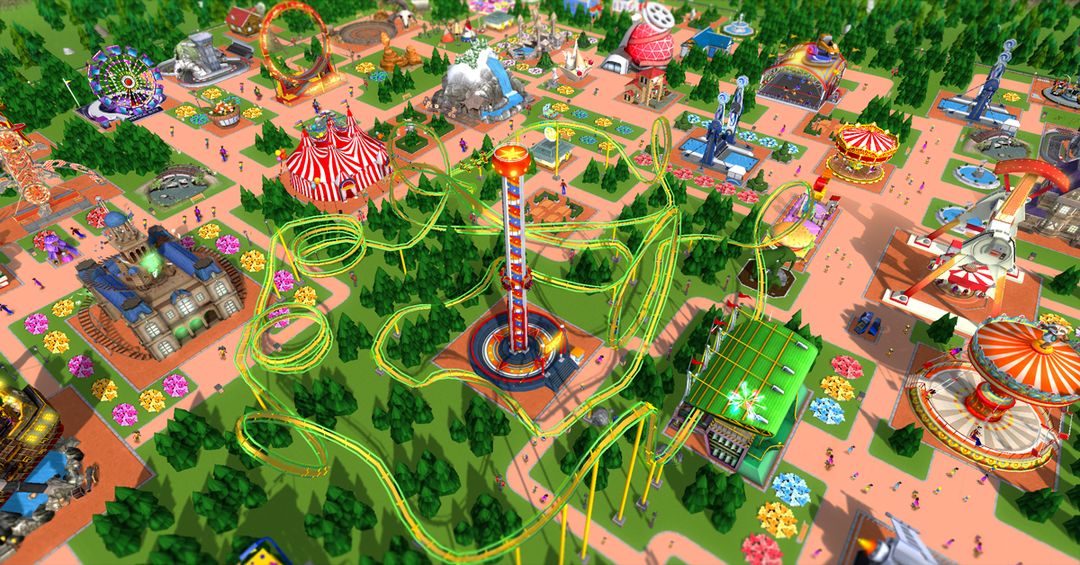 Screenshot of RollerCoaster Tycoon Touch 日本語版