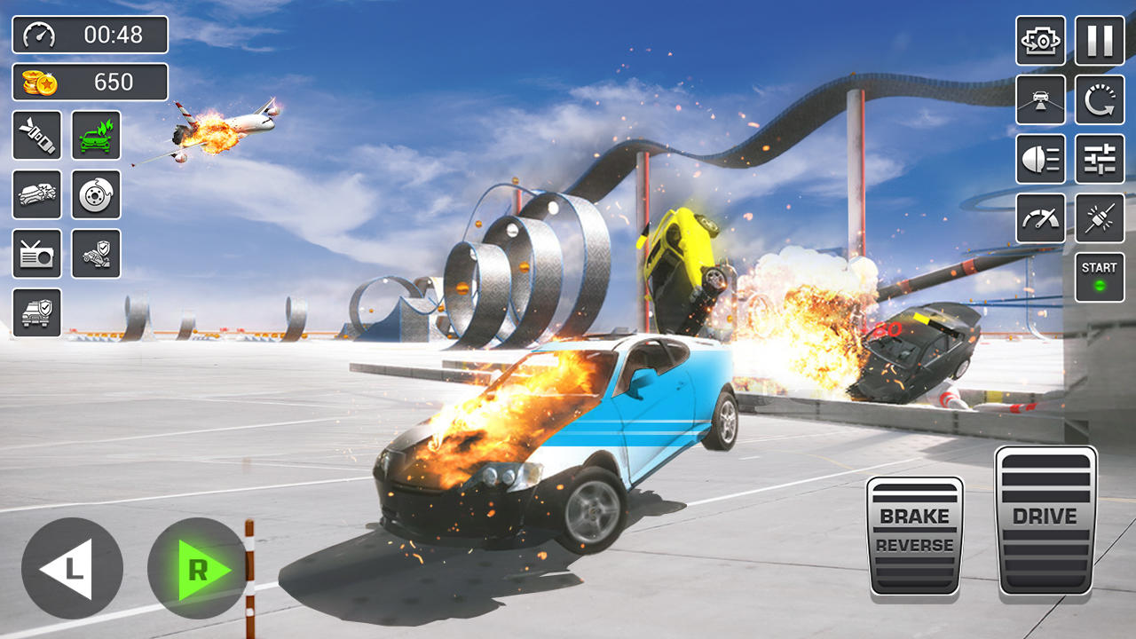 Car Crash 3d Car Racing Games Game Screenshot