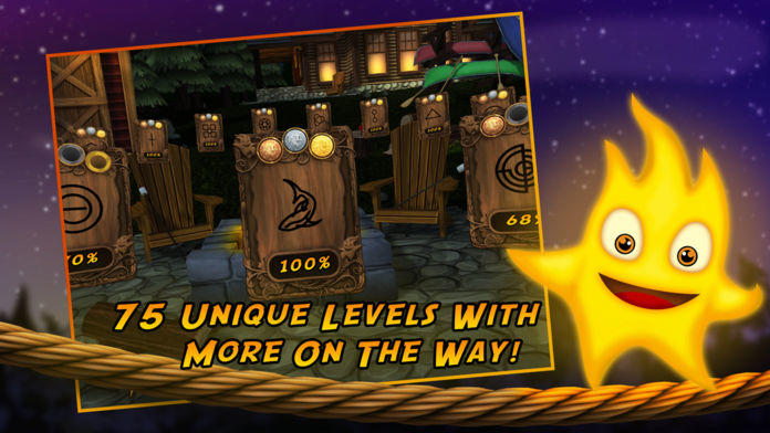 Burn the Rope 3D Game Screenshot