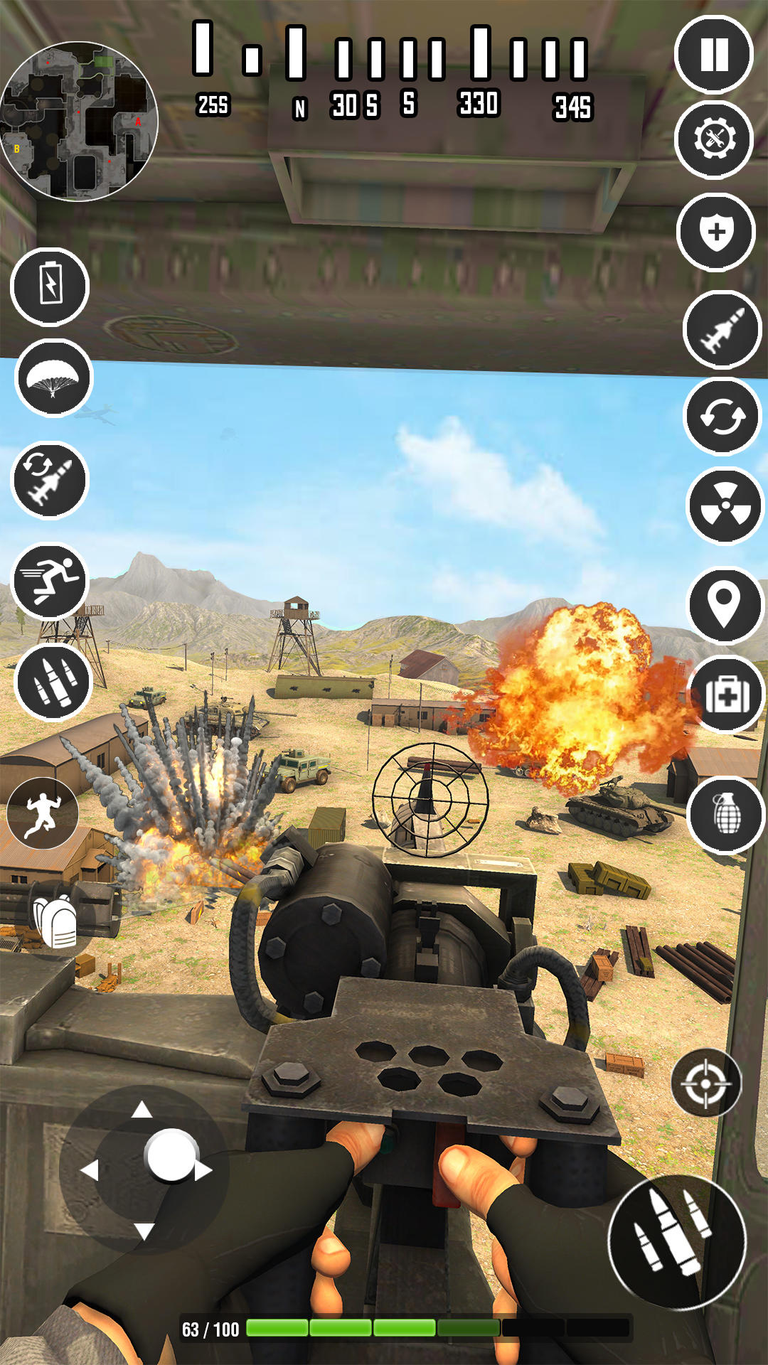 Gunship Combat: Helicopter 3D Game Screenshot