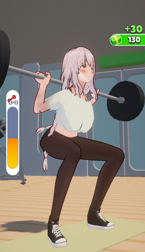 Screenshot of Anime Workout