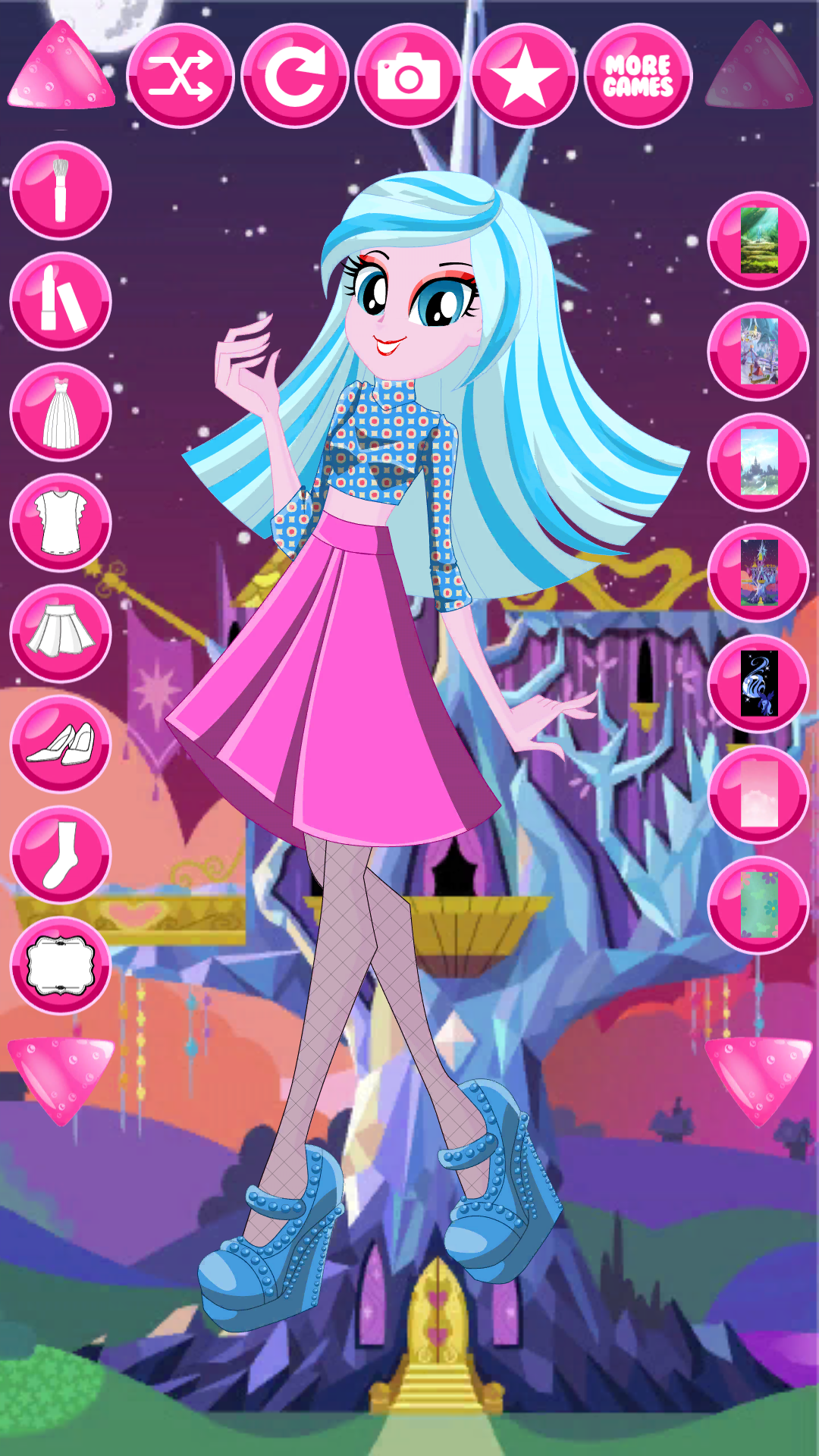 Cuplikan Layar Game Princess Dress Up