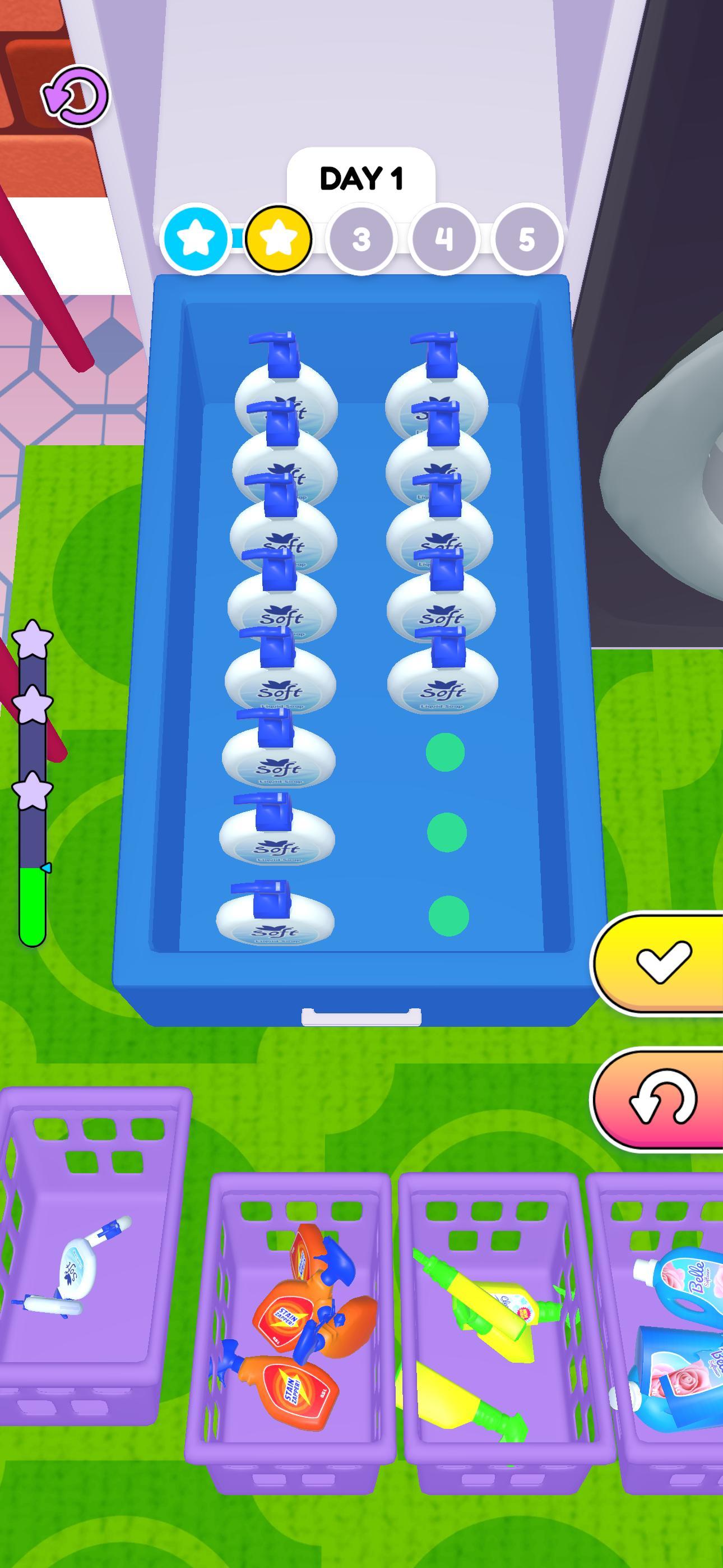 Cuplikan Layar Game Laundry Restock D.I.Y.